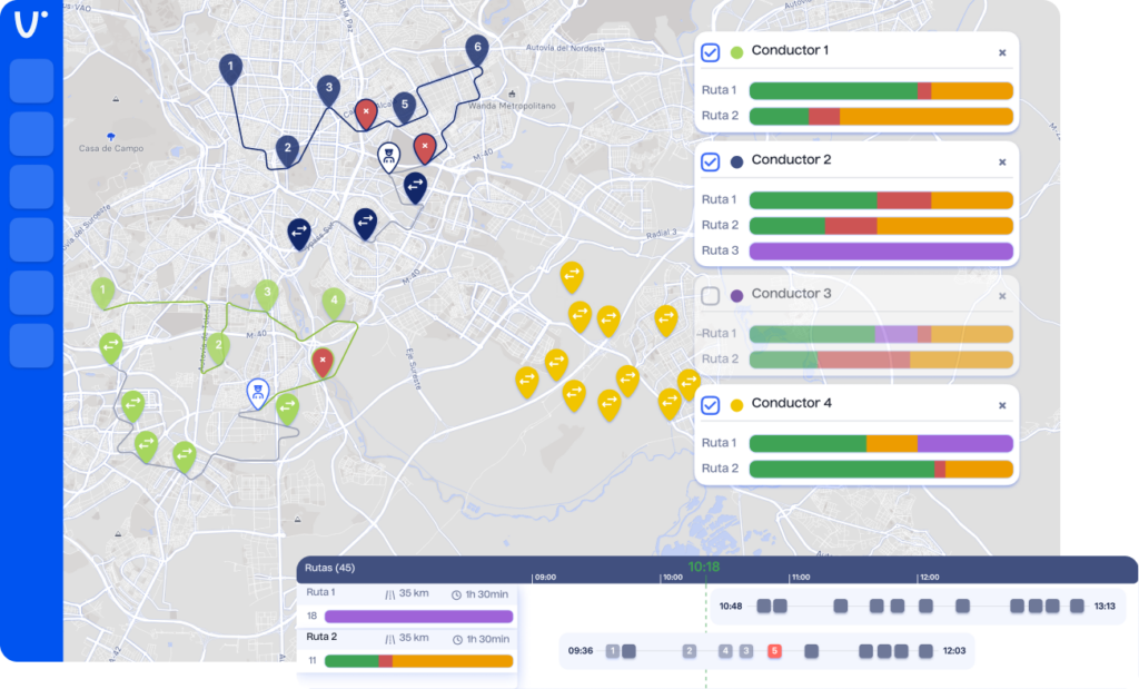 optimizador de rutas de Vonzu